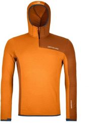 Bluza z kapturem Ortovox Fleece Light Grid ZN Hoody - sly fox. Bluzy męskie Reebok, m, bez wzorów, z kapturem. Za 866.19 zł.