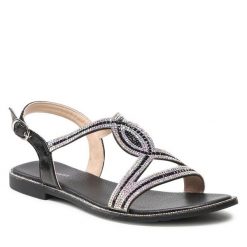 Sandały Jenny Fairy. Szare klapki damskie Jenny Fairy, bez wzorów, bez obcasa, na płaskiej podeszwie, bez zapięcia. Za 119.99 zł.