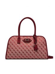 Guess Torebka Samantha HWJG23 13060 Bordowy. Czerwone torebki do ręki damskie Guess, z aplikacjami, z materiału, bez dodatków. Za 634.99 zł.