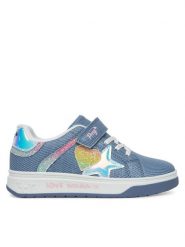 Primigi Sneakersy 7960611 Niebieski. Niebieskie buty sportowe dziewczęce Primigi, bez wzorów, z materiału, bez zapięcia. Za 139.99 zł.