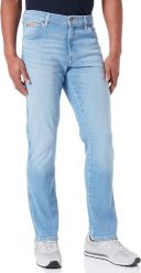 WRANGLER TEXAS SLIM MĘSKIE SPODNIE JEANSOWE JEANS STARLITE W12SYJZ86 112331141. Spodnie materiałowe męskie Wrangler, l, bez wzorów, z jeansu. Za 239.99 zł.