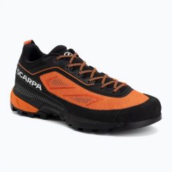 Buty podejściowe męskie SCARPA Rapid LT. Brązowe trekkingi męskie Scarpa, trekkingowe. Za 579.99 zł.