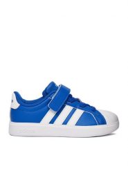 Adidas Sneakersy C-STREETTALK EL C JQ8594 Niebieski. Niebieskie buty sportowe chłopięce Adidas, bez wzorów, z materiału, bez zapięcia. Za 199.99 zł.