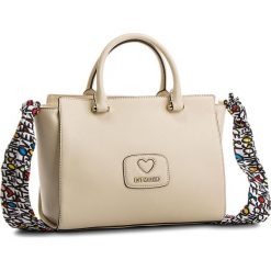 Torebka LOVE MOSCHINO - JC4256PP05KF0110 Avorio. Brązowe torebki do ręki damskie Love Moschino, ze skóry ekologicznej. W wyprzedaży za 489.00 zł.