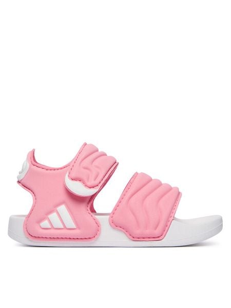 Adidas Sandały adilette Sandal 3 HQ9211 Różowy. Czerwone sandały dziewczęce Adidas, z syntetyku, bez zapięcia. Za 98.99 zł.
