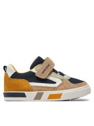 Geox Sneakersy B Kilwi Boy B45A7B 02214 C6659 M Brązowy. Brązowe buty sportowe chłopięce Geox, bez wzorów, ze skóry, bez zapięcia. Za 149.99 zł.