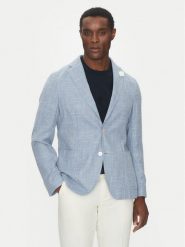 BOSS Marynarka C-Hanry-252 50540742 Błękitny Slim Fit. Niebieskie marynarki męskie Boss, bez wzorów, z bawełny, biznesowe. Za 1,329.00 zł.