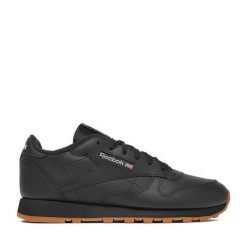 Sneakersy Reebok. Czarne trampki i tenisówki chłopięce Reebok, bez wzorów, bez zapięcia. Za 249.99 zł.