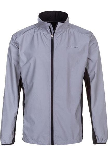 Kurtka odblaskowa Endurance Peelier. Szare kurtki męskie Endurance, m, bez wzorów, z materiału, do biegania. Za 253.50 zł.