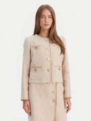 Luisa Spagnoli Marynarka Vasari 542790 Beżowy Regular Fit. Brązowe żakiety damskie Luisa Spagnoli, bez wzorów, z bawełny. Za 2,169.00 zł.