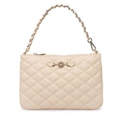 Torebka Guess. Brązowe kopertówki damskie Guess, z aplikacjami, bez dodatków. Za 264.99 zł.