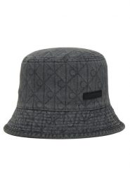 Calvin Klein Kapelusz Denim Emblem Burnout Bucket LV04F5043G Szary. Szare czapki i kapelusze damskie Calvin Klein, bez wzorów, z bawełny. Za 209.99 zł.