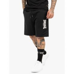Krótka Lonsdale Fringford. Czarne krótkie spodenki sportowe męskie Lonsdale, bez wzorów. Za 152.50 zł.