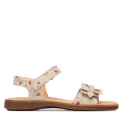 Sandały Froddo. Brązowe sandały dziewczęce Froddo, bez zapięcia. Za 339.99 zł.