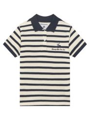 Beverly Hills Polo Club Polo G2283 Granatowy Regular Fit. Niebieskie t-shirty i topy dla dziewczynek Beverly Hills Polo Club, bez wzorów, z bawełny, bez ramiączek. Za 159.99 zł.
