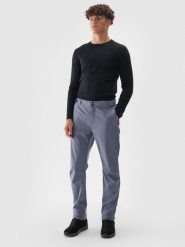 4F Spodnie softshellowe membrana 5000 męskie - granatowe 3XL. Niebieskie spodnie materiałowe męskie 4f, m, bez wzorów, z dzianiny. W wyprzedaży za 139.99 zł.