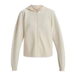 Bluza na zamek dla Kobiety RISE & VIBE SWEET Beżowy. Żółte bluzy damskie Roxy, bez wzorów, z elastanu, z kapturem. Za 299.99 zł.