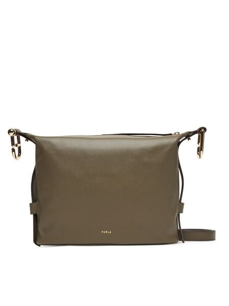 Furla Torebka WB01656 BX2045 CN 2810S Khaki. Brązowe listonoszki damskie Furla, bez wzorów, ze skóry, bez dodatków. Za 1,059.00 zł.