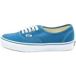 Vans Authentic, Niebieski. Niebieskie obuwie sportowe damskie Vans, bez wzorów, z materiału, Vans Authentic. Za 343.99 zł.