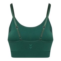 Biustonosz dla kobiet Hummel. Zielone biustonosze Hummel, bez wzorów, z materiału. Za 219.50 zł.