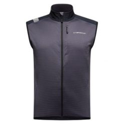 Kurtka bez rękawów La Sportiva Existence. Szare kurtki męskie La Sportiva, l, bez wzorów, z materiału, bez kaptura. Za 425.70 zł.