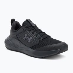 Buty Under Armour Commit 4. Czarne buty sportowe męskie Under Armour, bez zapięcia, na fitness i siłownię. Za 249.99 zł.