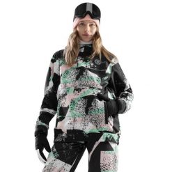 Kurtka snowboardowa damska W1-W Crest. Kurtki damskie SIROKO, bez wzorów, z softshellu, bez kaptura. Za 296.00 zł.
