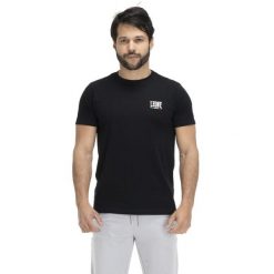 Męska koszulka z krótkim rękawem Leone 1947 Apparel. Czarne buty sportowe męskie LEONE 1947 APPAREL, z tkaniny, bez zapięcia, na fitness i siłownię. W wyprzedaży za 70.95 zł.