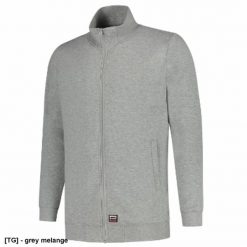 TRICORP Sweat Jacket Washable 60 C - ADLER - Sweat Jacket Washable 60 C - Bluza unisex, 280 g/m, 70 % bawełna, 30 % poliester grey melange 3XL. Szare bluzy męskie TRICORP, m, bez wzorów, z bawełny, bez kaptura. Za 190.03 zł.