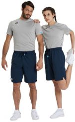 Arena ARENA SZORTY TEAM BERMUDA PANEL NAVY 004907/700 L. Niebieskie krótkie spodenki sportowe męskie Arena, l, bez wzorów. Za 175.42 zł.