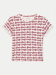 Guess T-Shirt J4YI11 K6YW4 Kolorowy Regular Fit. T-shirty i topy dla dziewczynek Guess, z aplikacjami, z bawełny, bez ramiączek. Za 79.99 zł.