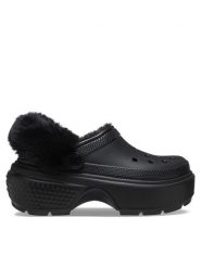Crocs Klapki Stomp Lined Clog 208546 Czarny. Czarne klapki męskie Crocs, z tworzywa sztucznego. Za 369.99 zł.