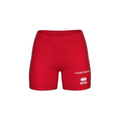 Krótkie spodenki libero damskie Francja 2025/26. Czerwone szorty sportowe damskie ERREA, m, bez wzorów, z materiału, młodzieżowe, na fitness i siłownię. Za 153.00 zł.