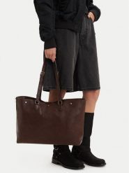 G-Star Raw Torebka C-LDA9517 Brązowy. Brązowe torebki do ręki damskie G-Star, bez wzorów, ze skóry, retro, bez dodatków. Za 299.99 zł.