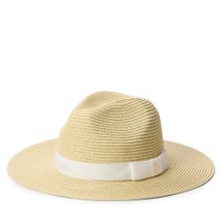 Kapelusz LAUREN RALPH LAUREN. Brązowe czapki i kapelusze damskie Lauren Ralph Lauren, bez wzorów. Za 398.99 zł.