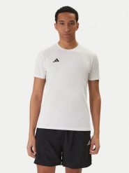 Adidas Koszulka techniczna Adizero Essentials IN1157 Biały Slim Fit. Białe koszulki sportowe męskie Adidas, m, bez wzorów, z syntetyku, bez kołnierzyka, bez ramiączek, do biegania. Za 129.99 zł.