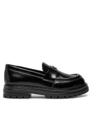 Calvin Klein Jeans Loafersy V4A4-81027-1453 M Czarny. Czarne półbuty dziewczęce Calvin Klein Jeans, bez wzorów, z jeansu, bez zapięcia. Za 539.99 zł.