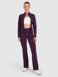 4F Legginsy z rozszerzanymi nogawkami damskie - fioletowe XS. Fioletowe legginsy damskie 4f, s, bez wzorów, z dzianiny. Za 129.99 zł.