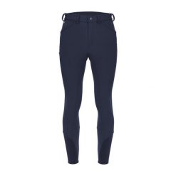 Jeździeckie spodnie do kolan Cavallo Drofton. Niebieskie eleganckie spodnie męskie CAVALLO, m, bez wzorów, z elastanu, do jazdy konnej. Za 599.50 zł.
