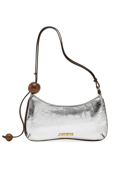 JACQUEMUS Torebka Le Bisou Perle 24H231BA057-3192 Srebrny. Szare torebki do ręki damskie JACQUEMUS, bez wzorów, ze skóry, bez dodatków. Za 2,519.00 zł.