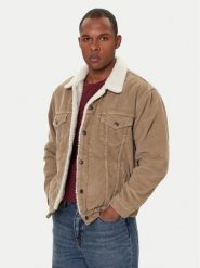 Levi's® Kurtka jeansowa Trucker A5784-0022 Beżowy Relaxed Fit. Brązowe kurtki męskie m, bez wzorów, z bawełny, bez kaptura. Za 739.99 zł.