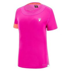 Koszulka damska Macron Prime Briget. Brązowe t-shirty damskie Macron, bez wzorów, sportowe, bez kołnierzyka. Za 252.00 zł.