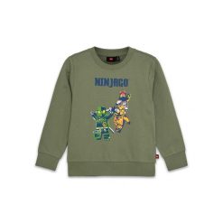 Bluza Dziecięca LEGO NINJAGO Scout 300 Zielona. Zielone bluzy dla chłopców LEGO, bez wzorów, z bawełny, bez ramiączek, bez kaptura. Za 87.99 zł.