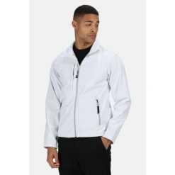 Softshell roboczy męski Octagon. Białe kurtki sportowe męskie Regatta, m, bez wzorów, z softshellu, trekkingowe. Za 201.99 zł.