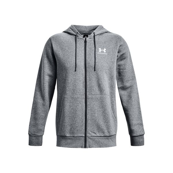 Bluza Z Polaru Under Armor Ua Essential Fz Hood Dorosłych. Czarne bluzy męskie Under Armour, s, bez wzorów, z polaru, bez kaptura. W wyprzedaży za 294.30 zł.