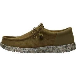 HeyDude Męskie Mokasyny Wally Funk Mesh Field Camo. Brązowe mokasyny męskie Hey dude, z materiału. Za 229.00 zł.