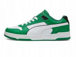 BUTY męskie PUMA Rbd Game Low sportowe skóra trampki niskie. Zielone trampki męskie Nike, bez wzorów, z materiału, klasyczne, bez zapięcia. Za 279.00 zł.