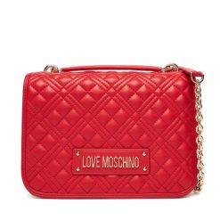 Torebka LOVE MOSCHINO. Czerwone torebki do ręki damskie Love Moschino, bez wzorów, klasyczne, bez dodatków. Za 759.99 zł.