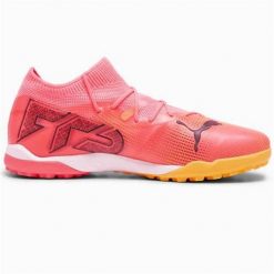 Buty piłkarskie męskie Puma Future 7 Match Tt. Brązowe buty sportowe męskie Puma, z materiału, bez zapięcia, do piłki nożnej. W wyprzedaży za 217.65 zł.
