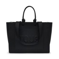 Torebka TOUS. Czarne torebki shopper damskie tous, bez wzorów, bez dodatków. Za 849.99 zł.